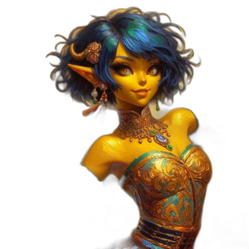jewelry, dress, fantasy art, concept art transparent PNG cut-out