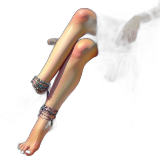 weapon, staff, shoes, jewelry transparent PNG cut-out