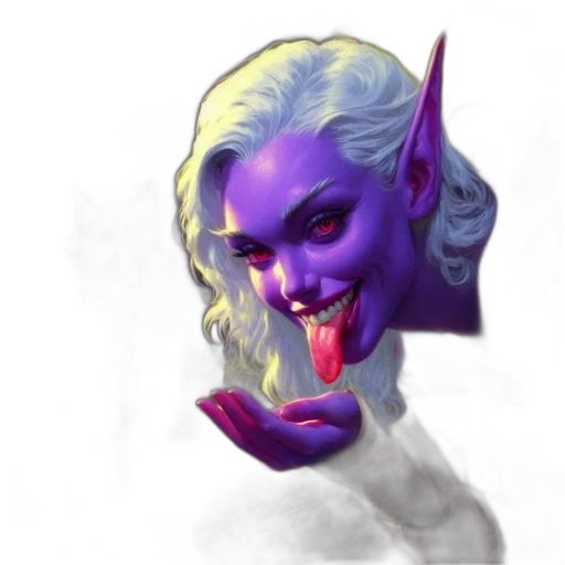 face, mask, creature, staff transparent PNG cut-out