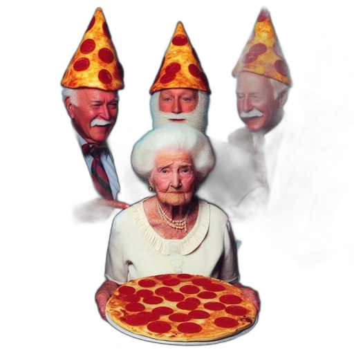 crown, hat, food, face transparent PNG cut-out