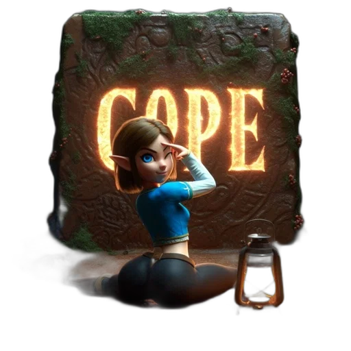 staff, concept art, 3d render, fantasy art transparent PNG cut-out
