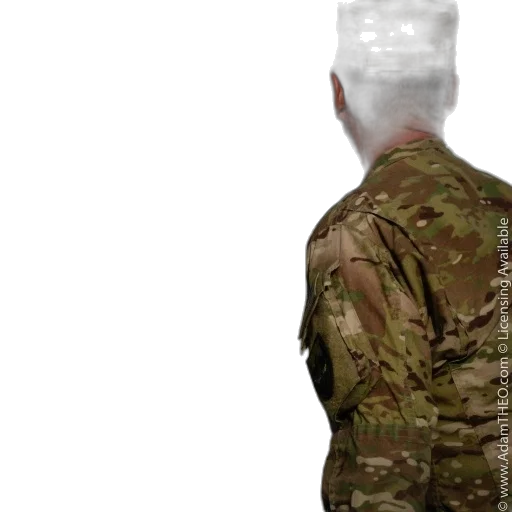 jacket, staff, face, weapon transparent PNG cut-out