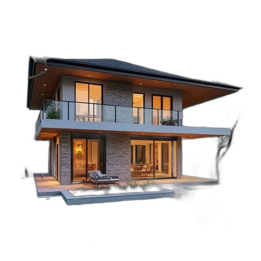 building, furniture, 3d render, photorealistic transparent PNG cut-out