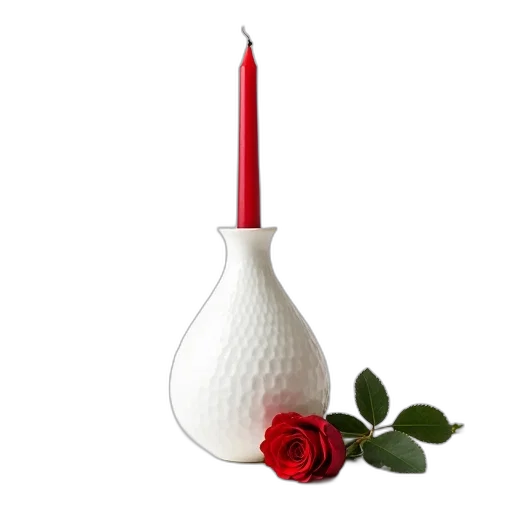 flower, bottle, crown, staff transparent PNG cut-out