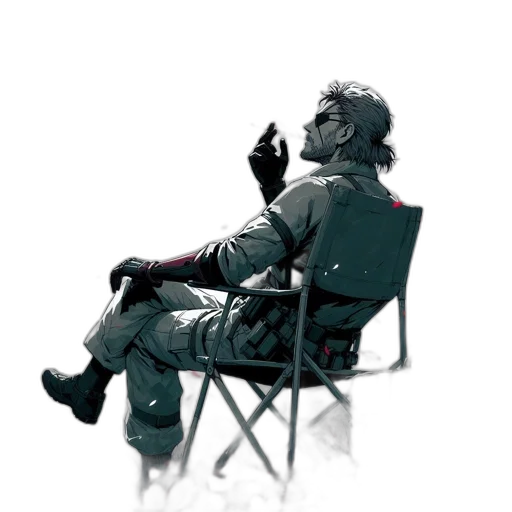jacket, umbrella, concept art, cyberpunk transparent PNG cut-out
