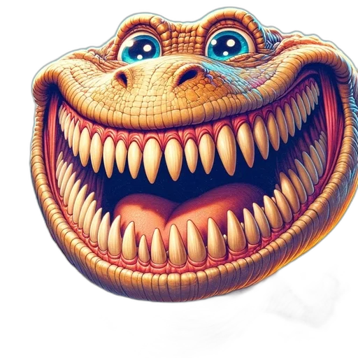 dragon, creature, face, animal transparent PNG cut-out