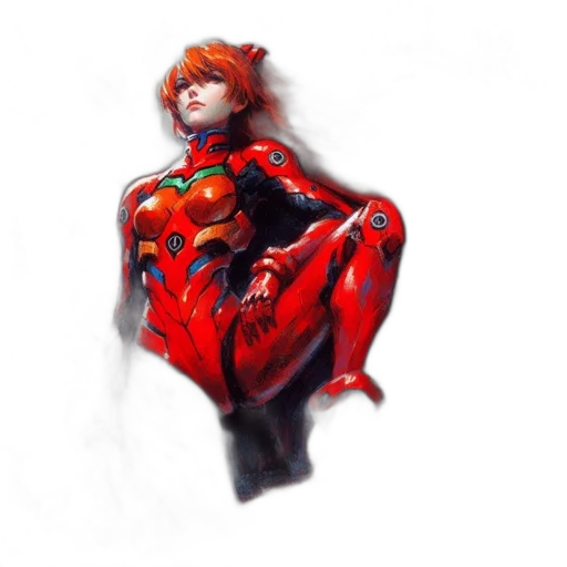 robot, dress, face, weapon transparent PNG cut-out