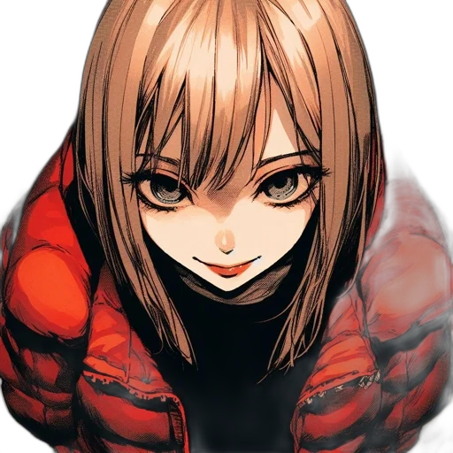 jacket, face, mask, creature transparent PNG cut-out