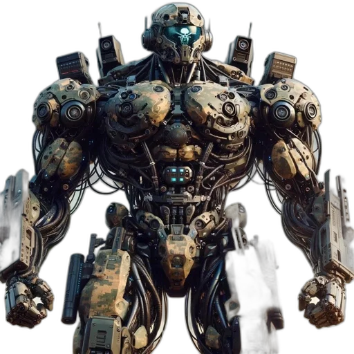 robot, weapon, animal, concept art transparent PNG cut-out