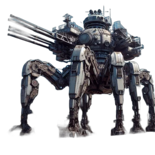 robot, weapon, animal, creature transparent PNG cut-out