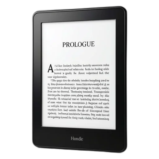 black, e-reader, white, screen transparent PNG cut-out