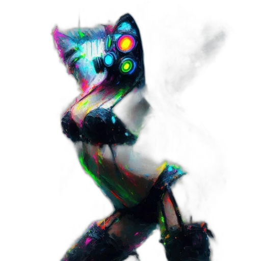 robot, mask, creature, animal transparent PNG cut-out