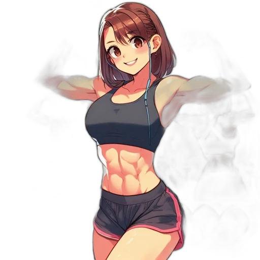 pixel art, concept art, anime, watercolor transparent PNG cut-out
