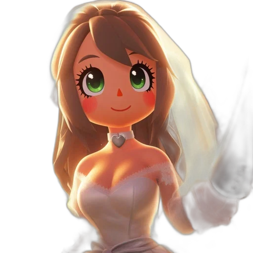 dress, face, crown, robot transparent PNG cut-out