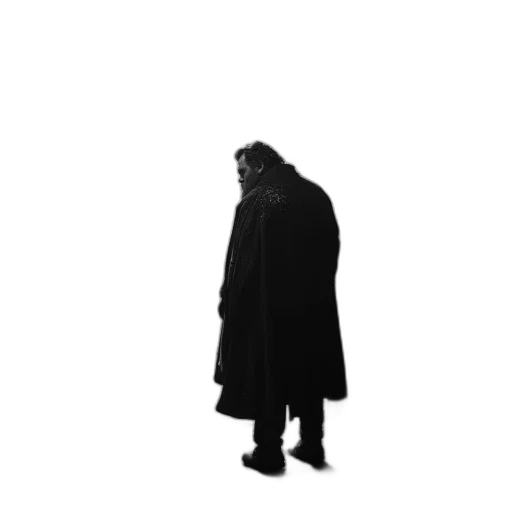 jacket, staff, umbrella, mask transparent PNG cut-out