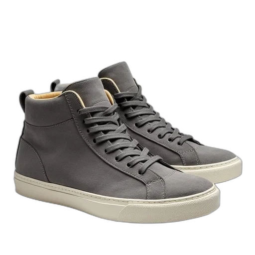 shoes, kenneth, gray, sued transparent PNG cut-out