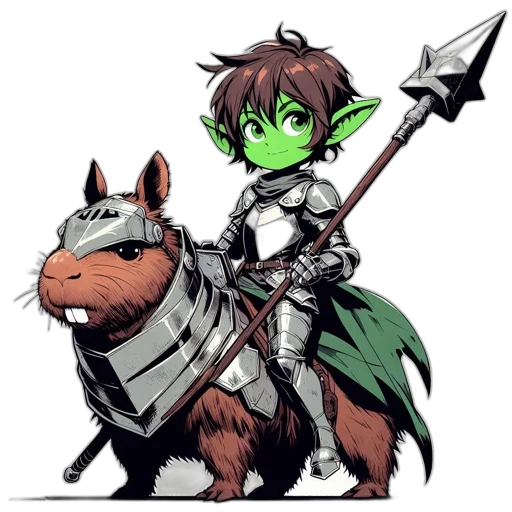 dragon, staff, weapon, sword transparent PNG cut-out