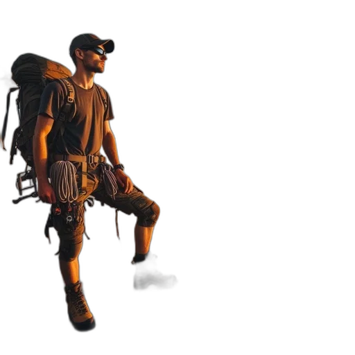 staff, weapon, robot, jacket transparent PNG cut-out