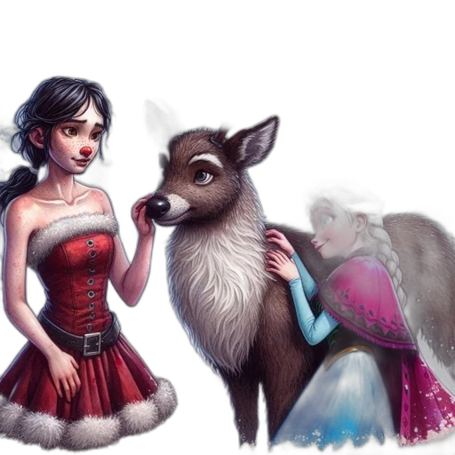dress, fantasy art, concept art, watercolor transparent PNG cut-out