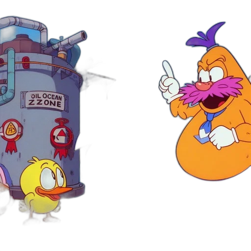 concept art, cartoon, three, main transparent PNG cut-out