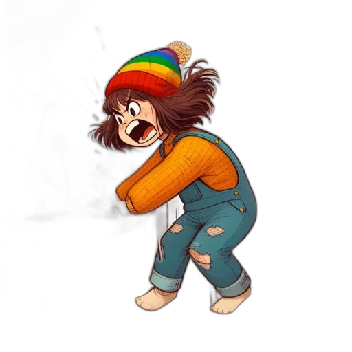 jacket, staff, hat, concept art transparent PNG cut-out