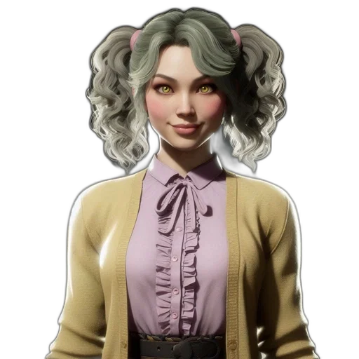 staff, face, dress, jacket transparent PNG cut-out