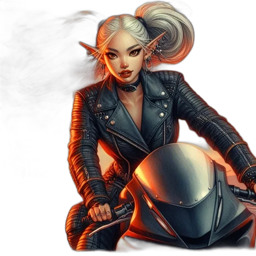 jacket, fantasy art, concept art, comic book art transparent PNG cut-out