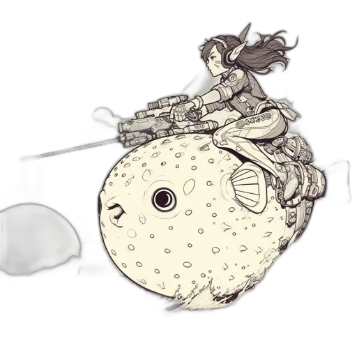 weapon, creature, robot, food transparent PNG cut-out