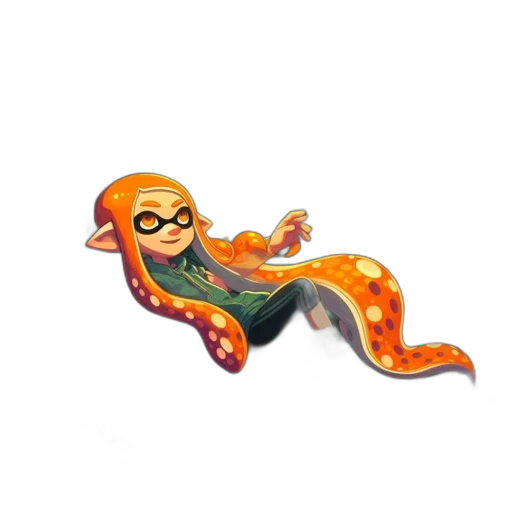 dress, staff, animal, hair transparent PNG cut-out