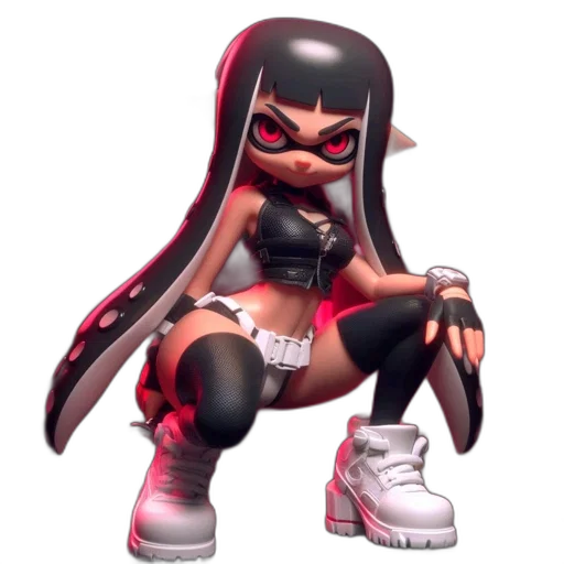 weapon, dress, jacket, hair transparent PNG cut-out