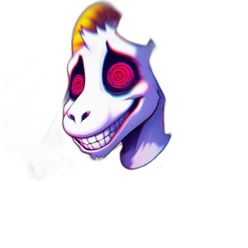 mask, creature, dragon, face transparent PNG cut-out