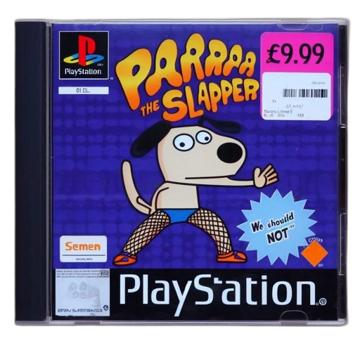 game, case, displays, parappa transparent PNG cut-out