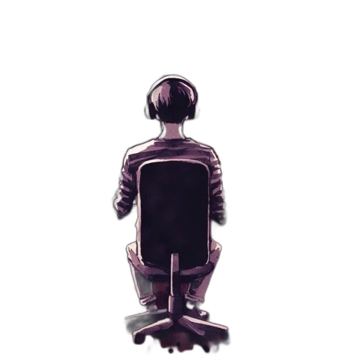 robot, staff, jacket, hat transparent PNG cut-out
