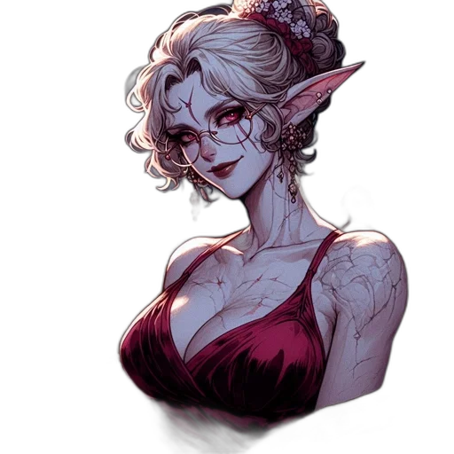dress, crown, staff, face transparent PNG cut-out