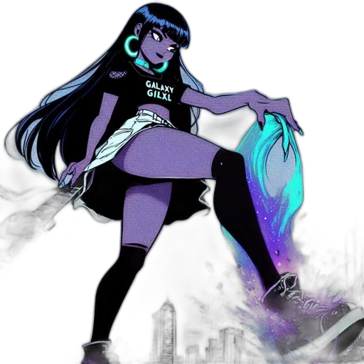 dress, staff, anime, concept art transparent PNG cut-out