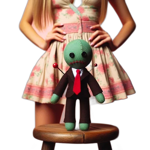 dress, robot, 3d render, concept art transparent PNG cut-out