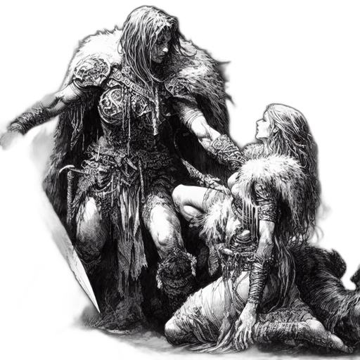 sword, fantasy art, concept art, comic book art transparent PNG cut-out