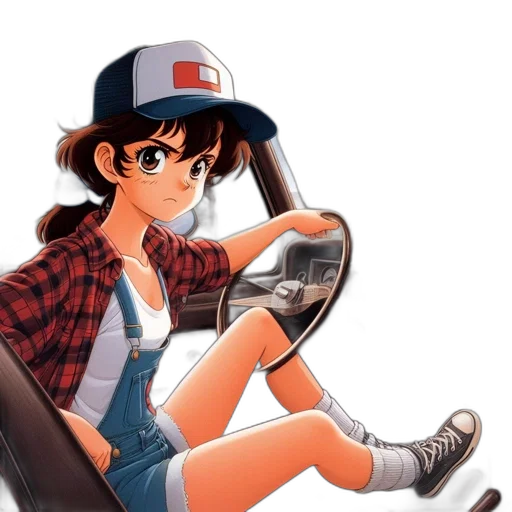 car, hat, weapon, robot transparent PNG cut-out
