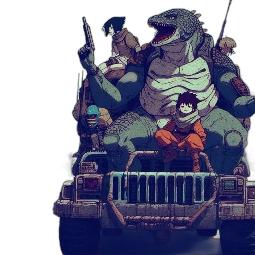animal, dragon, creature, weapon transparent PNG cut-out
