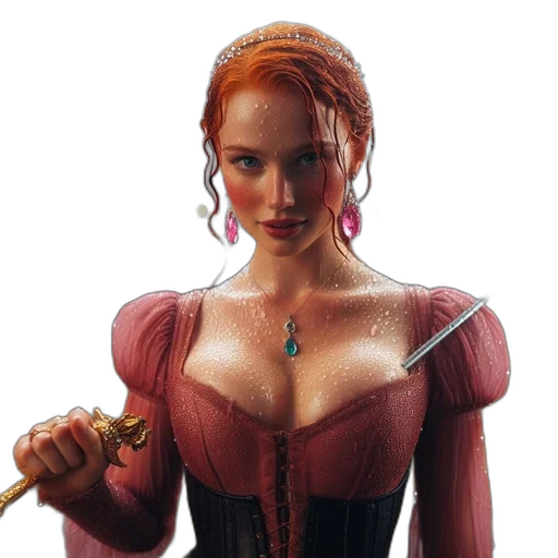 jewelry, dress, sword, weapon transparent PNG cut-out
