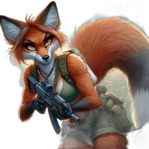 weapon, staff, animal, jacket transparent PNG cut-out