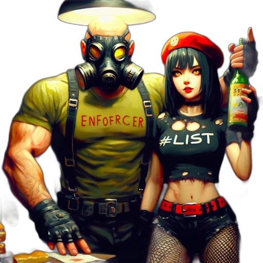 weapon, cyberpunk, concept art, comic book art transparent PNG cut-out