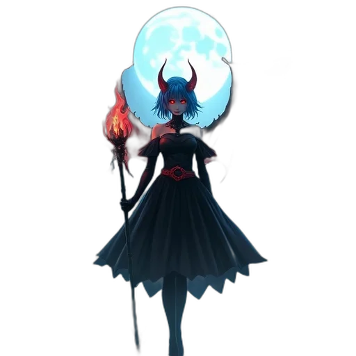 staff, mask, dress, creature transparent PNG cut-out