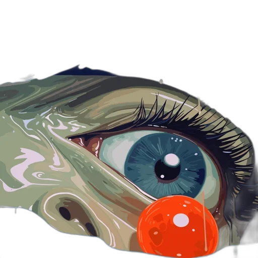 mask, face, creature, umbrella transparent PNG cut-out