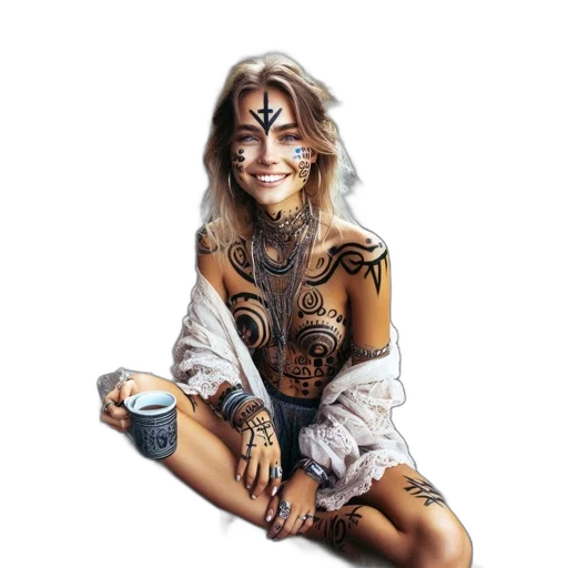 jewelry, mask, face, fantasy art transparent PNG cut-out