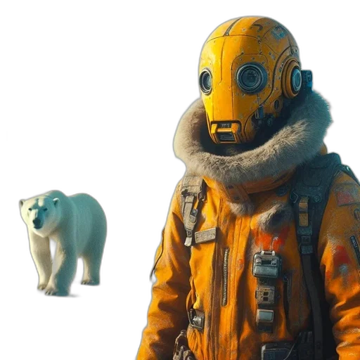 mask, jacket, creature, animal transparent PNG cut-out