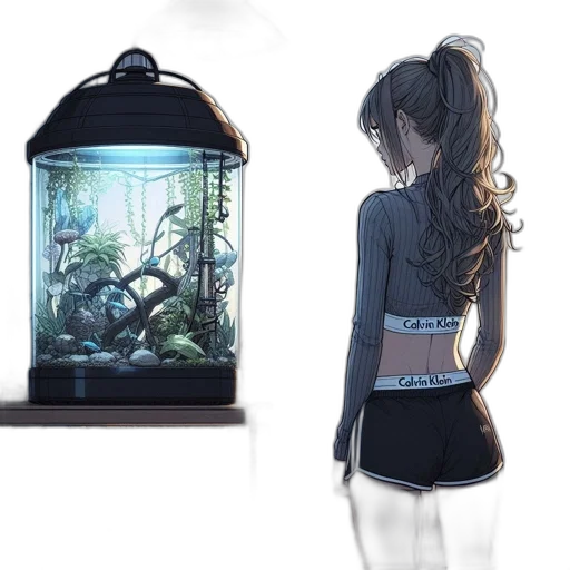 dress, concept art, fantasy art, watercolor transparent PNG cut-out