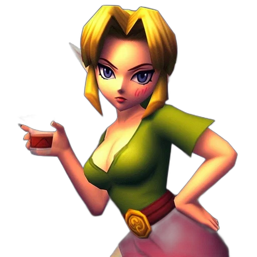 staff, dress, weapon, 3d render transparent PNG cut-out