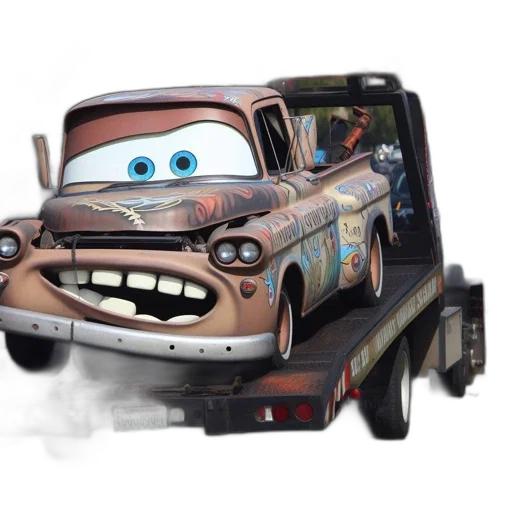 car, robot, animal, face transparent PNG cut-out