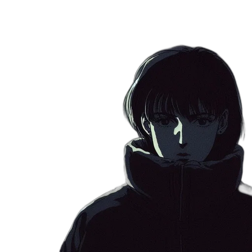 jacket, face, mask, creature transparent PNG cut-out